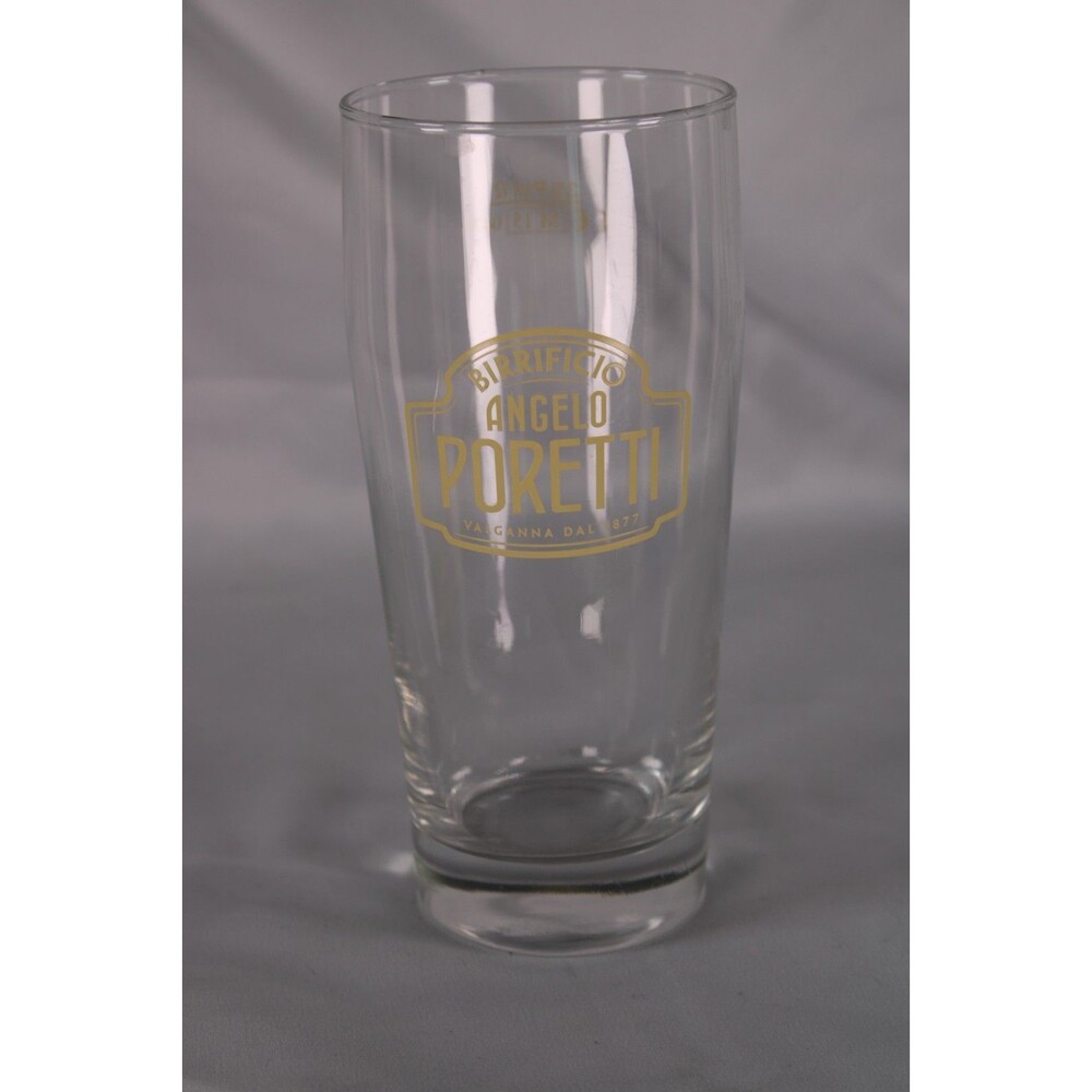 Birrificio Angelo Poretti Beer Glass 2/3 Pint CE Marked Italian Craft Tumbler 7"